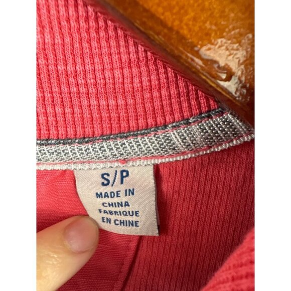 Tommy Bahama Womens S Pink Half-Zip Short Sleeve Tunic Dress - Picture 5 of 6